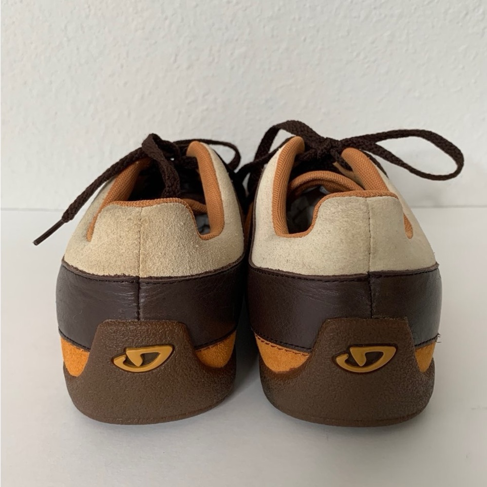 Vintage Giro Ollie Men's Leather and Suede Brown and Orange Sneakers Sz 8.5 - Picture 5 of 9